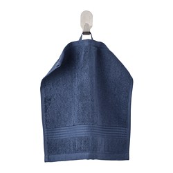 FREDRIKSJÖN - Washcloth, dark blue, 30x30 cm