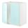 METOD - base cabinet for sink + 2 doors, white Järsta/high-gloss light turquoise, 80x60x80 cm | IKEA Indonesia - PE808613_S1