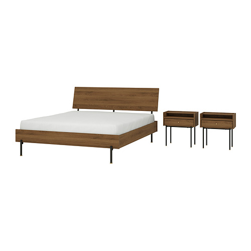 RÅDMANSÖ perabot kamar tidur, set isi 3