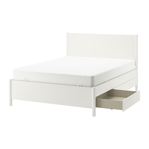 TONSTAD bed frame with storage
