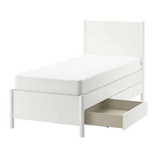 TONSTAD bed frame with storage