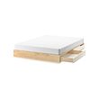 MANDAL - bed frame with storage, birch/white, 160x200 cm | IKEA Indonesia - PE994484_S2