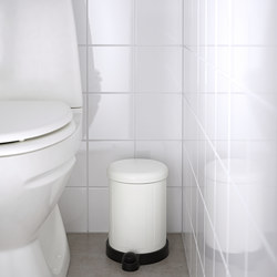 TOFTAN - Tempat sampah, putih, 4 l