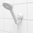 TISKEN - Hand shower park bracket w suc cup, white