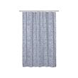 ÄNGSKLOCKA - Shower curtain, white/blue, 180x200 cm