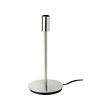 SKAFTET - Table lamp base, nickel-plated, 30 cm