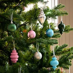 VINTERFINT - Tree ornament set of 32, bauble mixed shapes/mixed colours