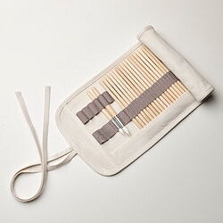 SOLFÅGEL - Tempat pensil gulung, krem