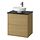 LERSJÖN/ÄNGSJÖN - wash-stnd w drawers/wash-basin/tap, oak effect/black marble effect, 62x49x79 cm | IKEA Indonesia - PE955819_S1