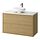 LERSJÖN/ÄNGSJÖN - wash-stnd w drawers/wash-basin/tap, oak effect/white marble effect, 102x49x79 cm | IKEA Indonesia - PE955839_S1