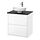 LERSJÖN/ÄNGSJÖN - wash-stnd w drawers/wash-basin/tap, high-gloss white/black marble effect, 62x49x79 cm | IKEA Indonesia - PE955826_S1