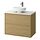 LERSJÖN/ÄNGSJÖN - wash-stnd w drawers/wash-basin/tap, oak effect/white marble effect, 82x49x79 cm | IKEA Indonesia - PE955844_S1