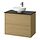 LERSJÖN/ÄNGSJÖN - wash-stnd w drawers/wash-basin/tap, oak effect/black marble effect, 82x49x79 cm | IKEA Indonesia - PE955831_S1