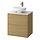 LERSJÖN/ÄNGSJÖN - wash-stnd w drawers/wash-basin/tap, oak effect/white marble effect, 62x49x79 cm | IKEA Indonesia - PE955850_S1
