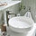 LERSJÖN/ÄNGSJÖN - wash-stnd w drawers/wash-basin/tap, high-gloss white/black marble effect, 82x49x79 cm | IKEA Indonesia - PE955857_S1