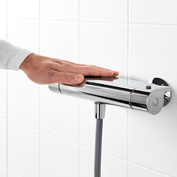 VALLAMOSSE - Thermostatic shower mixer, dilapisi krom, 150 mm