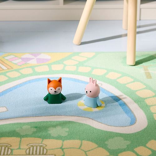 HUSET figur mainan dan rumah boneka