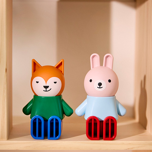 HUSET figur mainan dan rumah boneka