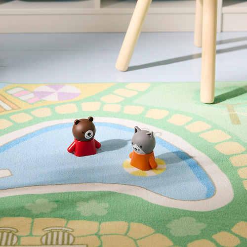 HUSET figur mainan dan rumah boneka