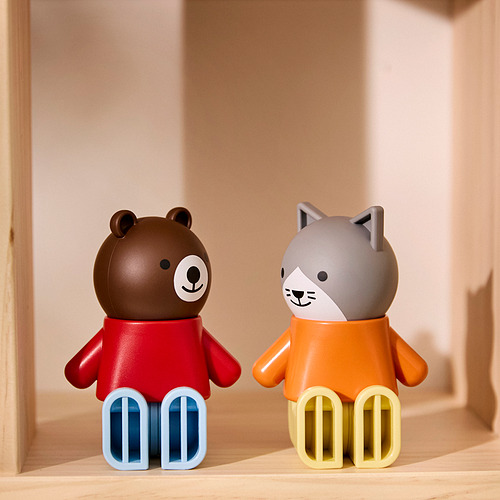 HUSET figur mainan dan rumah boneka
