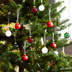 VINTERFINT - Tree ornament, bauble glass/mixed colours, 3.5 cm