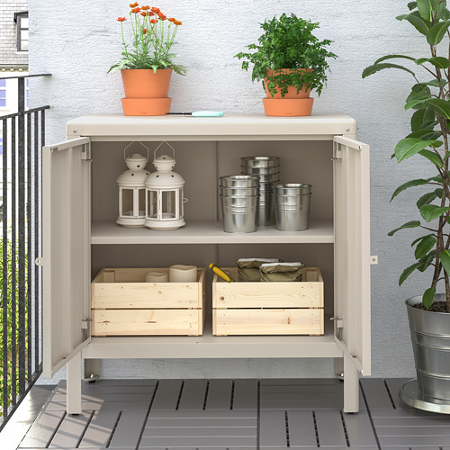KOLBJÖRN cabinet in/outdoor, beige, 80x81 cm | IKEA Indonesia