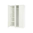 GULLABERG/PAX - Wardrobe combination, white/white, 150x60x236 cm