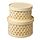 SNÖPLOG - basket with lid set of 2, poplar | IKEA Indonesia - PE927461_S1