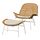 FRYKSÅS - kursi berlengan dan bangku kaki, rotan/Risane alami | IKEA Indonesia - PE956118_S1