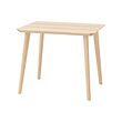 LISABO - meja, veneer kayu ash, 88x78 cm | IKEA Indonesia - PE927512_S2