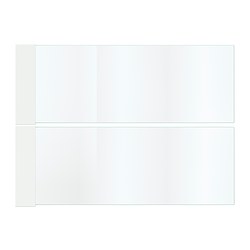 MAXIMERA - Add-on side for drawer, high, glass, 37 cm