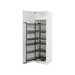 METOD - High cabinet with pull-out larder, white/Stensund white, 60x60x220 cm