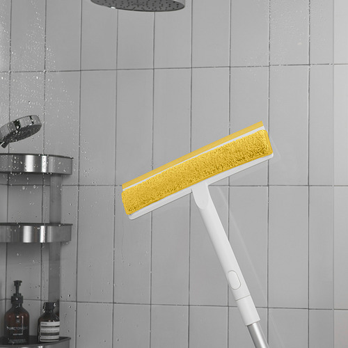 PEPPRIG 2-in 1 squeegee/microfibre pad