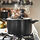 HEMLAGAD - pot with lid, non-stick coating black, 5 l | IKEA Indonesia - PE956243_S1