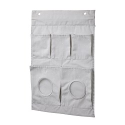 LEN - Hanging storage, dotted/light grey, 45x64 cm