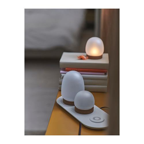 PRAKTSPIREA lampu dekorasi LED, set isi 4