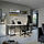 LAGKAPTEN/SPÄND - desk, white/black, 200x60 cm | IKEA Indonesia - PE956326_S1