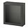 BESTÅ - shelf unit with door, dark grey/Sindvik dark grey, 60x22x64 cm | IKEA Indonesia - PE927682_S1