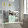 SMÅSTAD - changing table, white light green/with 3 drawers, 90x79x100 cm | IKEA Indonesia - PE927701_S1