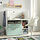 SMÅSTAD - changing table, white light green/with 3 drawers, 90x79x100 cm | IKEA Indonesia - PE927712_S1