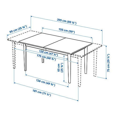 SKANSNÄS Measurement Illustration