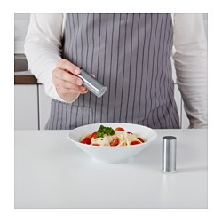 PLATS - Salt/pepper shaker, set of 2, stainless steel