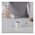 DOLD - tempat gula, kaca bening/baja tahan karat, 15 cm | IKEA Indonesia - PE610184_S1