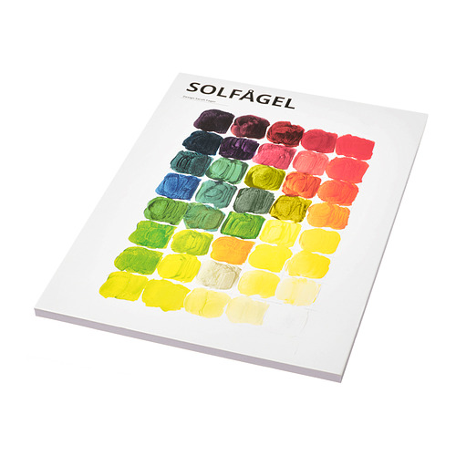 SOLFÅGEL bantalan kanvas