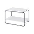 BAGGBODA - Side table, white, 71x50 cm