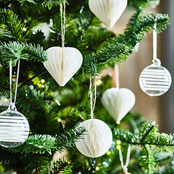 IKEA Vinterfint Mushroom Christmas Decorations – Set Of 3 Glass Clip-On Ornaments