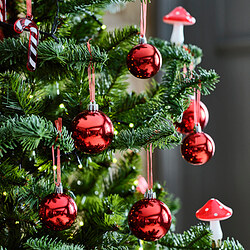 VINTERFINT - Tree ornament set of 20, bauble red