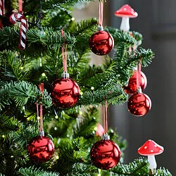 VINTERFINT - Tree ornament set of 20, bauble red
