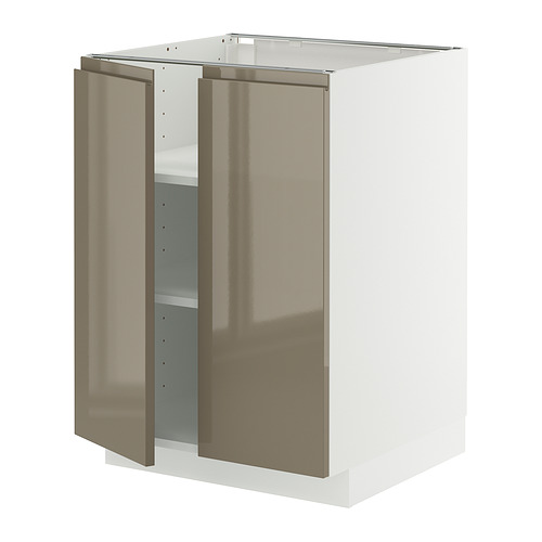 METOD kabinet dasar dg rak/2 pintu