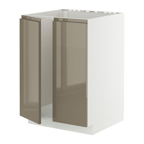 METOD kabinet dasar u bak cuci + 2 pintu